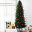Arbre de Noël artificiel de 8 pi, 1168 pointes, forme de branche réaliste et fonction d'économie d'espace, mince, ignifuge, facile à installer, hauteur élevée, étapes de montage simples