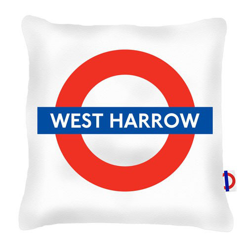 West Harrow Tube Station London Transport Cushion