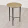 Circle Etched Accent Table