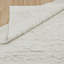 Hand Knotted Wool Area Rug in White/Cream-1391644843