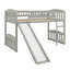Lit mezzanine avec glissoire et échelle-2021743009
