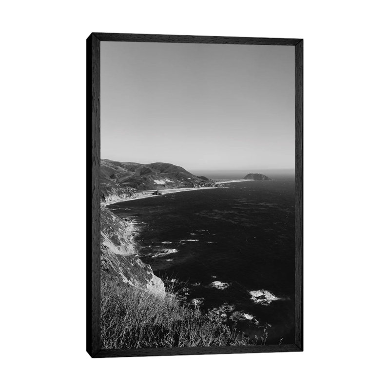 Big Sur California IV by Bethany Young - Print on Canvas, Black Framed, 101.6cm H x 66.04cm W x 3.81cm D