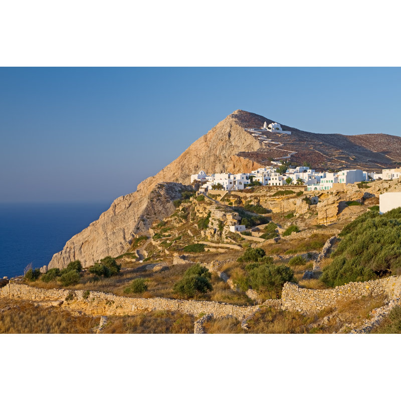 Folegandros Island, Greece - Wrapped Canvas Print, 61cm H x 91cm W 3.8cm D