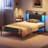 Bed Frame with Upholstered Headboard and Charging Station-36303856-36303870