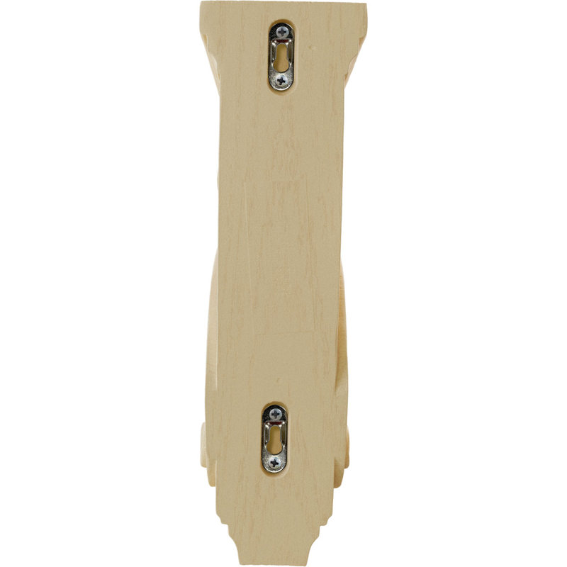 Corbeille à volutes traditionnelle Boston l 3 7/8 po x P 8 po x H 13 po (paquet de 6), Brun pâle