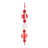 Striped Glass Mini Drop Ornaments