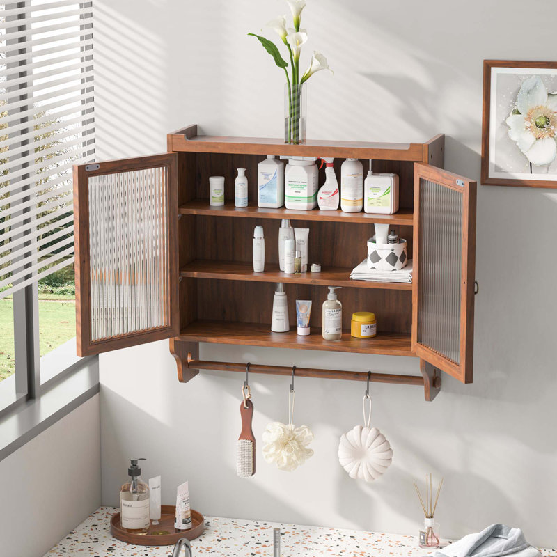 Armoire murale 24,8 po, Brun