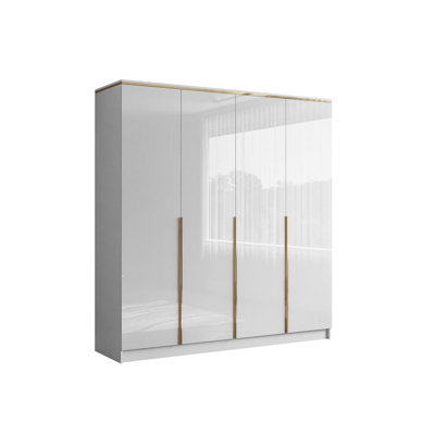 4 Door Manufactured Wood Wardrobe