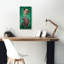 «Epic Graffiti» «Hippopotame» par Heather Gauthier, art mural sur toile, 12 po x 24 po