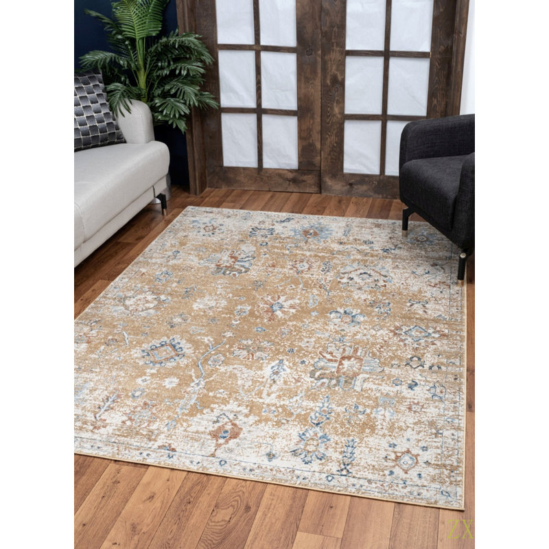 Noble 5 pi. 3 po X 7 pi 3 po Tapis, Rectangle 5 pi 3 po x 7 pi 3 po