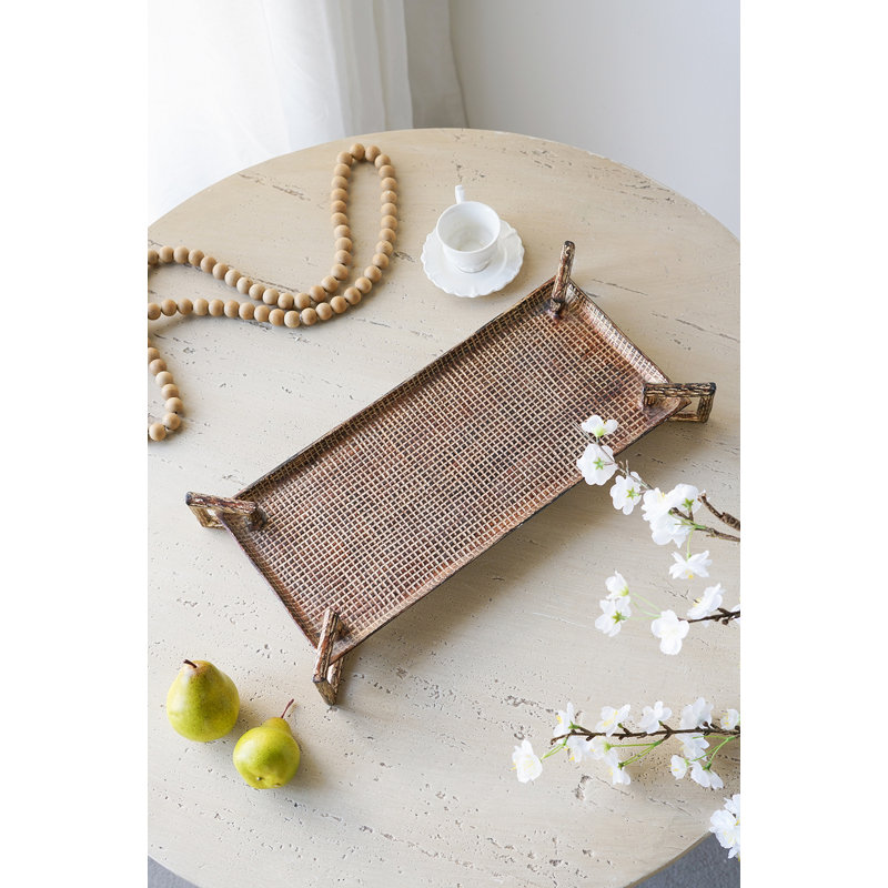 19.5x9.5x3" Decorative Tray
