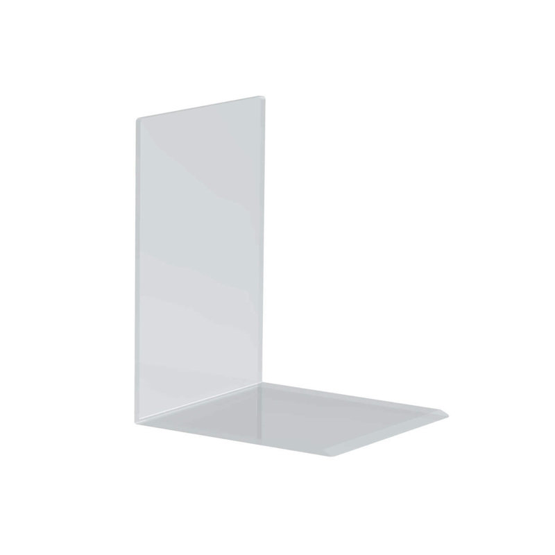 Modern & Contemporary Plastic Non-Skid Bookend, 21cm H x 15cm W x 16cm D