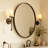  Korra Round Polised Nickel Mirror 30 inch, Silver Circle Wall Mirror, Metal Frame Round Bathroom Mirror, Modern Round Mirror for Vanity & Entrway-1272566532-1272566531