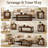 3-Piece Living Room Coffee Table Set