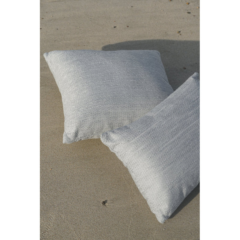 Indoor/Outdoor Pillow Cover & Insert, Gray, 24" x 24"