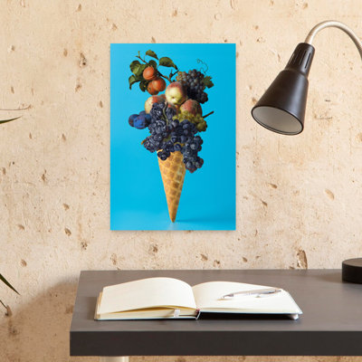 Art mural de fruits contemporain