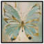«Teal Wings», reproduction d'art sur toile par Art Remedy-119992005-123282330