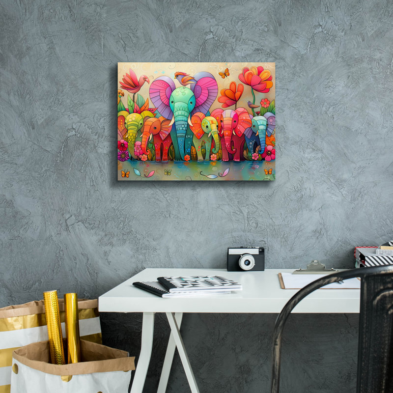 «Color Squad - The Nanny» par RomantzArt, art mural sur toile, H 12 po x l 16 po x P 0,75 po