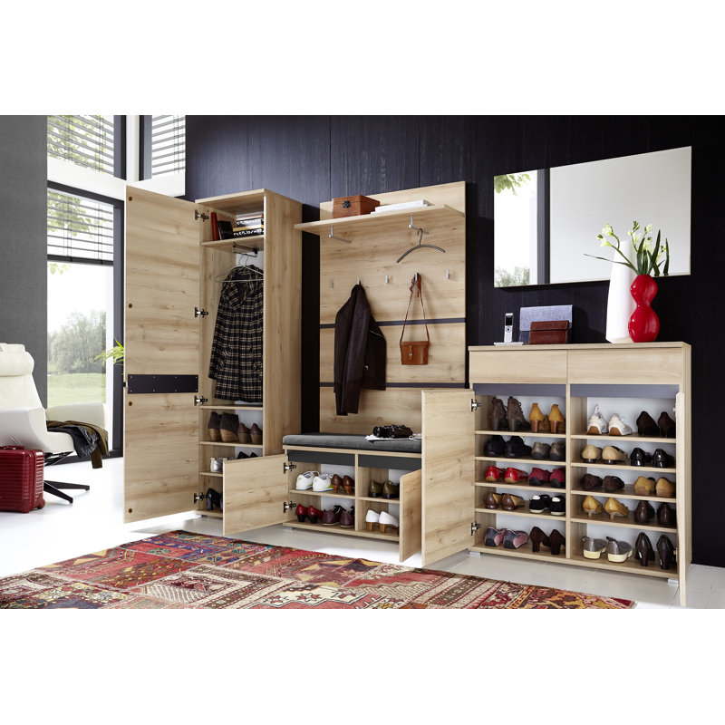 Derron 8 Pair Shoe Storage Cabinet