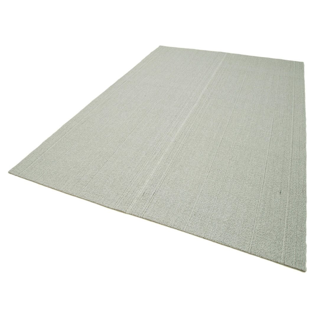 Vintage Flatweave Beige Vintage Wool Handmade Area Rug