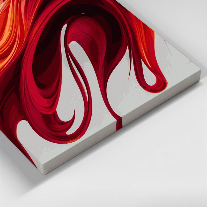 Gradient Abstract 8 Grey Canvas Wall Art, 8" H x 8" W
