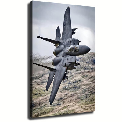 F-15 Eagle fighter Canvas Wall Art Framed Ready to Hang Living Room Bedroom Home Decor
