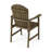 Outdoor Weather-Resistant Acacia Wood Adirondack Dining Chairs (Set Of 2) With Traditional Slatted Design And Easy Maintenance-84781710