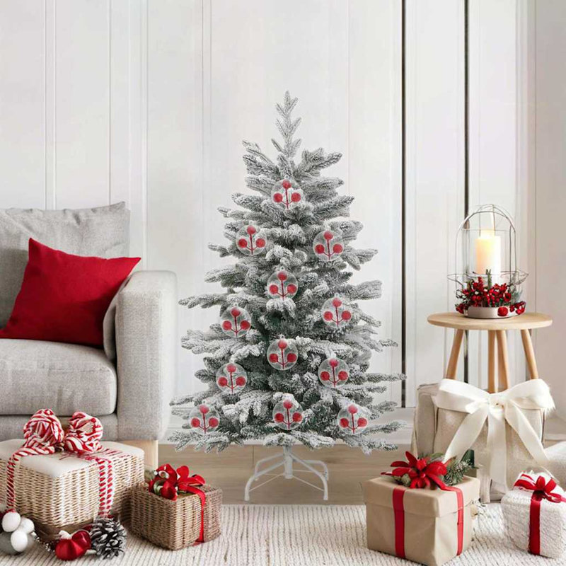 vidaXL Christmas Bauble Transparent, 10cm H x 10cm W x 10cm D
