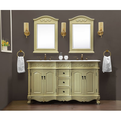 Ensemble de meuble-lavabo double 60 po Stepan