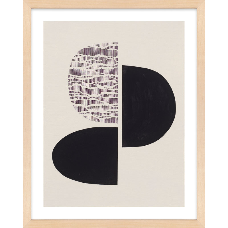 Peripheries 2 Painting by Lee Lessem, 30" H x 24" W, Maple Framed
