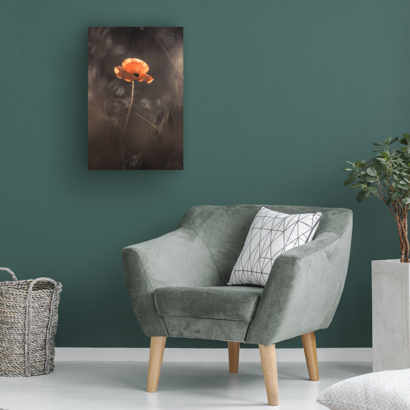 Art sur toile Fabien BRAVIN Le Flamboyant, H 19 po x l 12 po
