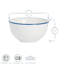 Nicola Spring - White Farmhouse Cereal Bowls