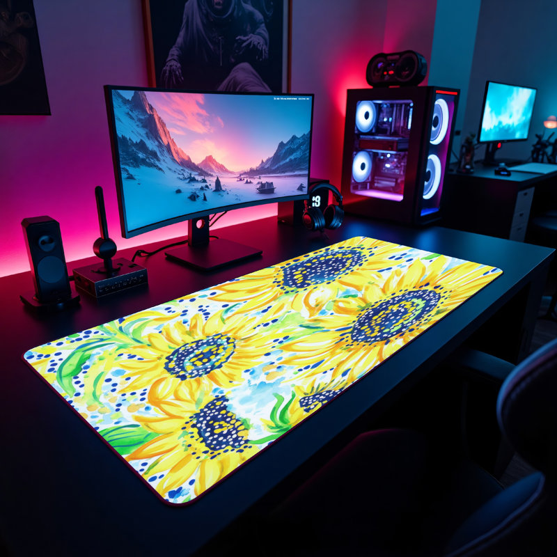 Polyester Desk Pad, 31.5x15.5