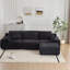 Modern Memory Foam Compressed Sofa,Large Sectional Couches For Living Room,Pet-Friendly Cloud Modular Sectional Sofa,Corduroy Fabric,Extra Deep Loveseat,No Assembly Required-1487854420