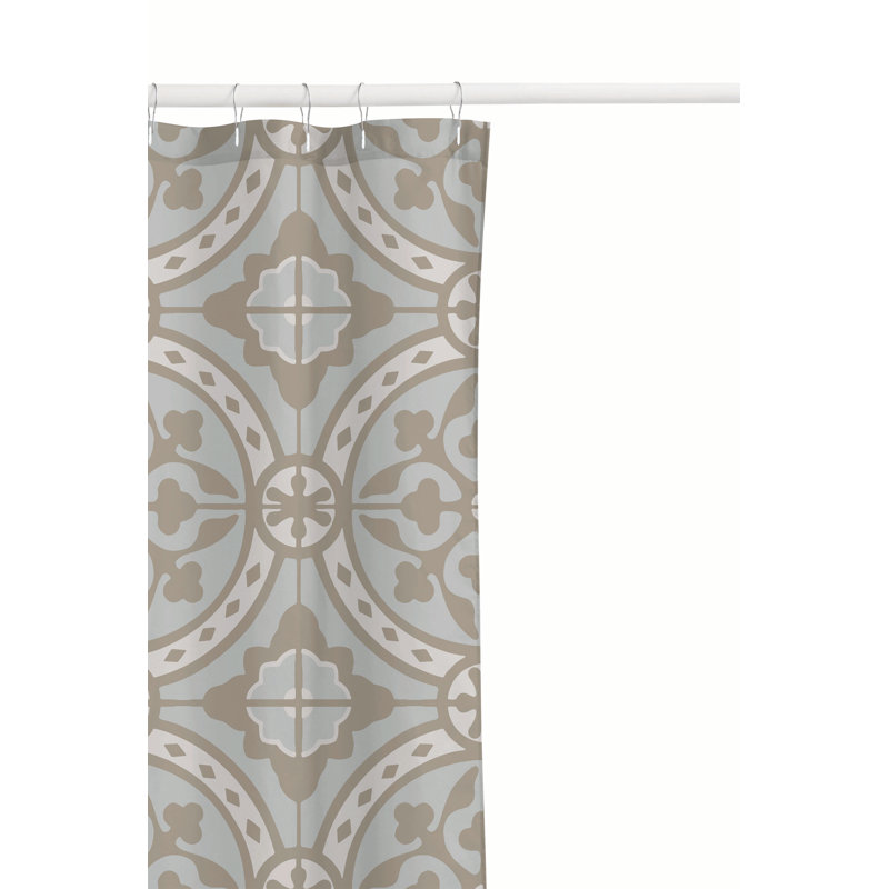 Aleah Ultra-Thin Lightweight Shower Curtain, Taupe