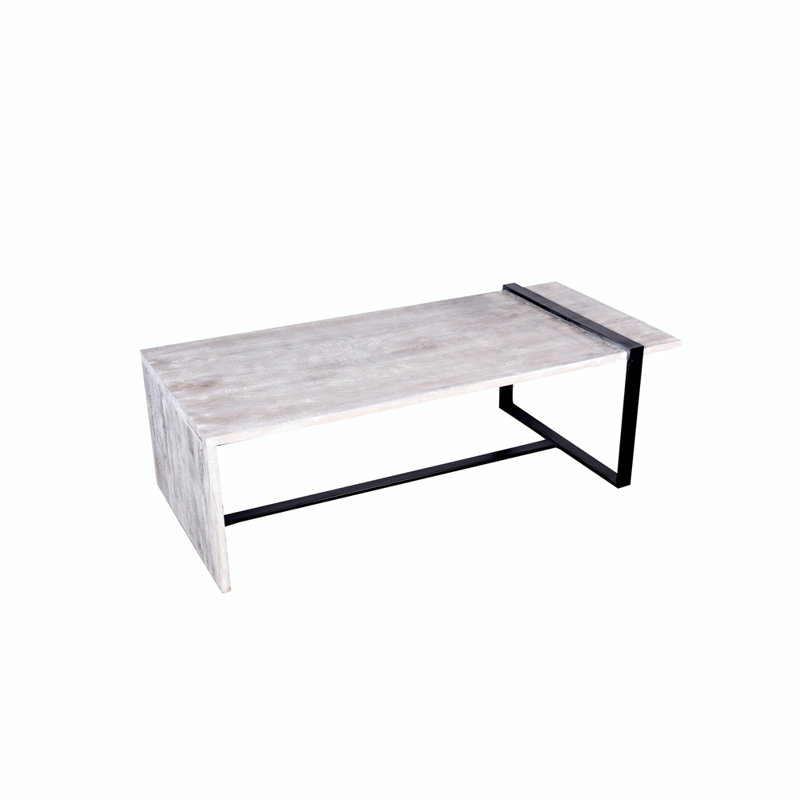 Table basse à tréteaux