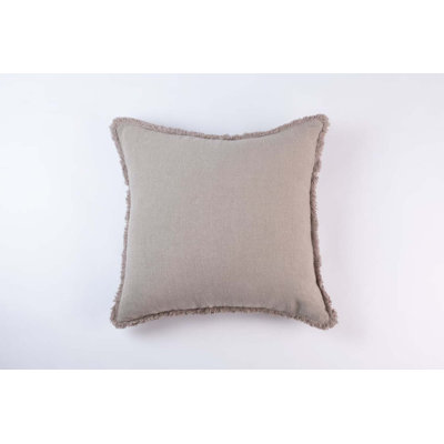 Olydia Fringed Reversible Throw Pillow