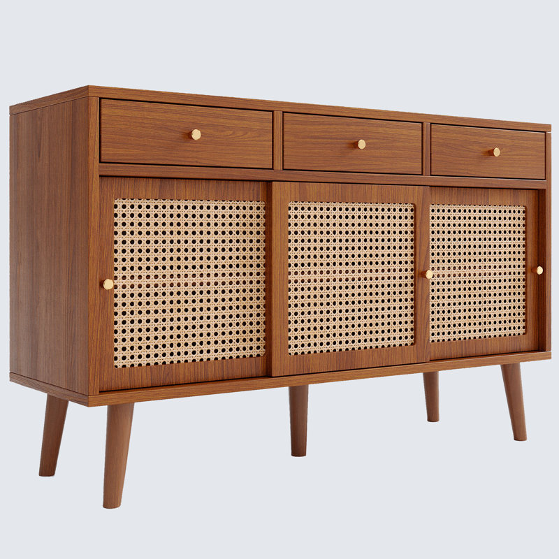 Alondo 120cm Sideboard, Natural Walnut