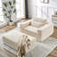 Velours côtelé de 75 pouces avec repose-pieds amovible, aucun assemblage requis, doux et délicat pour la chambre à coucher du salon, ensemble de chaise longue moelleuse, canapé-lit moderne fabriqué à la mode