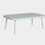 Mariano Steel 4-Pieces Coversation Set, Off White+Grey