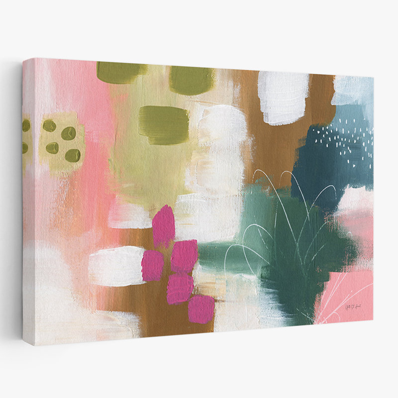 Abstrait - éclat de couleur II, H 24 po x l 36 po