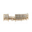 Frizzleburg 78cm Wide Metal Patio Sofa with Cushions
