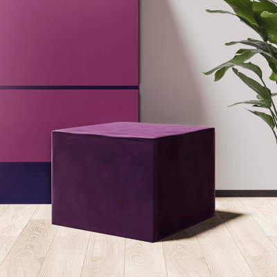 Geometric Comfort WOWMAX Softscape Square Ottomans Soft Seating Large Floor Cushion, Large Upholstered Footrest Convertible Seating Sofa Stuffed Pouf Compression
