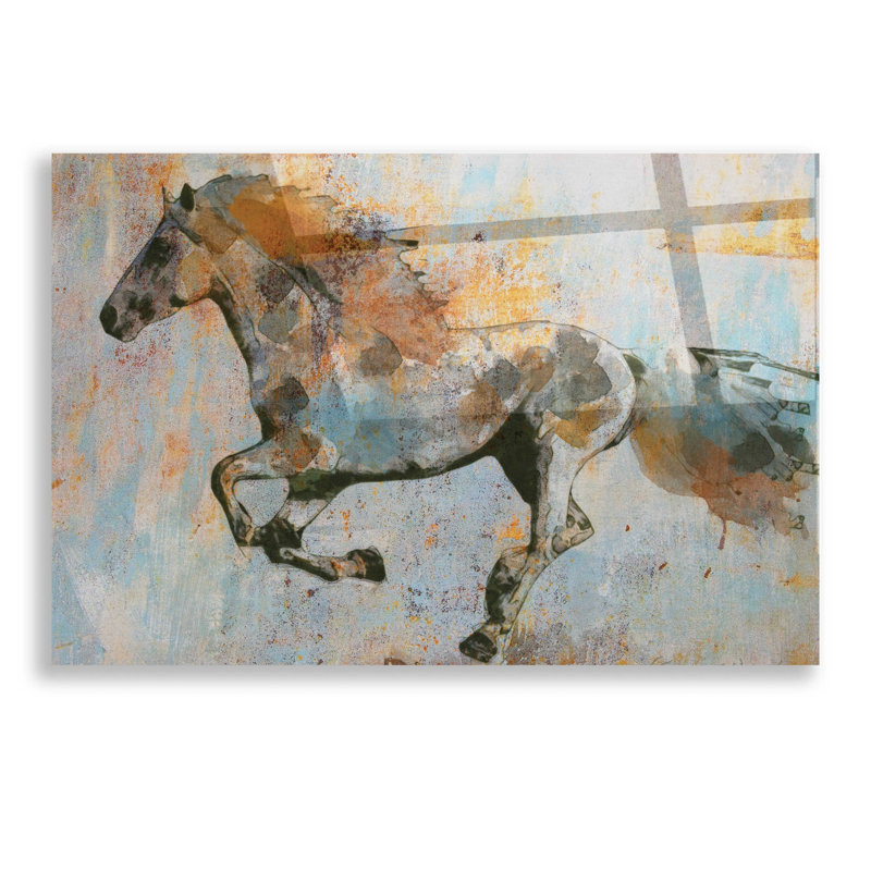 «Rusty Horse 2» par Irena Orlov - impression sans cadre, H 12 po x l 16 po x P 0,13 po
