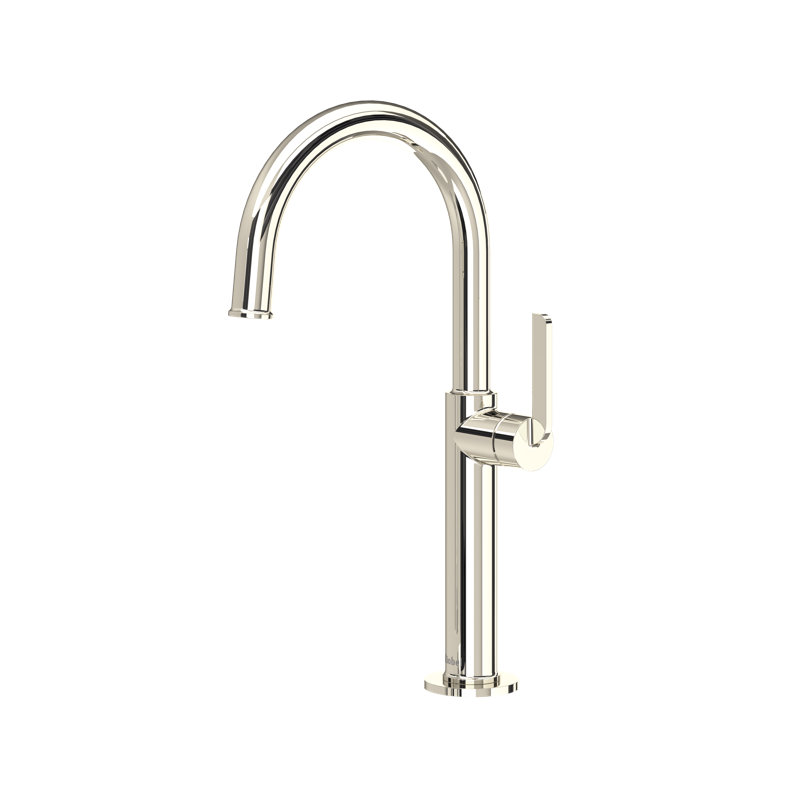 Authentica Single Handle Tall Lavatory Faucet, Polished Nickel