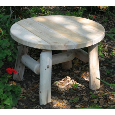 Table basse en bois massif Weitzel