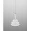 Novecento Suspension M Crystal Striped Glass Glossy Chrome E26 Ul-990588422-990588443-990588442