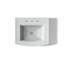 Archer 24" Rectangular Pedestal Bathroom Sink with Widespread Faucet Holes-2004881088-2005475079
