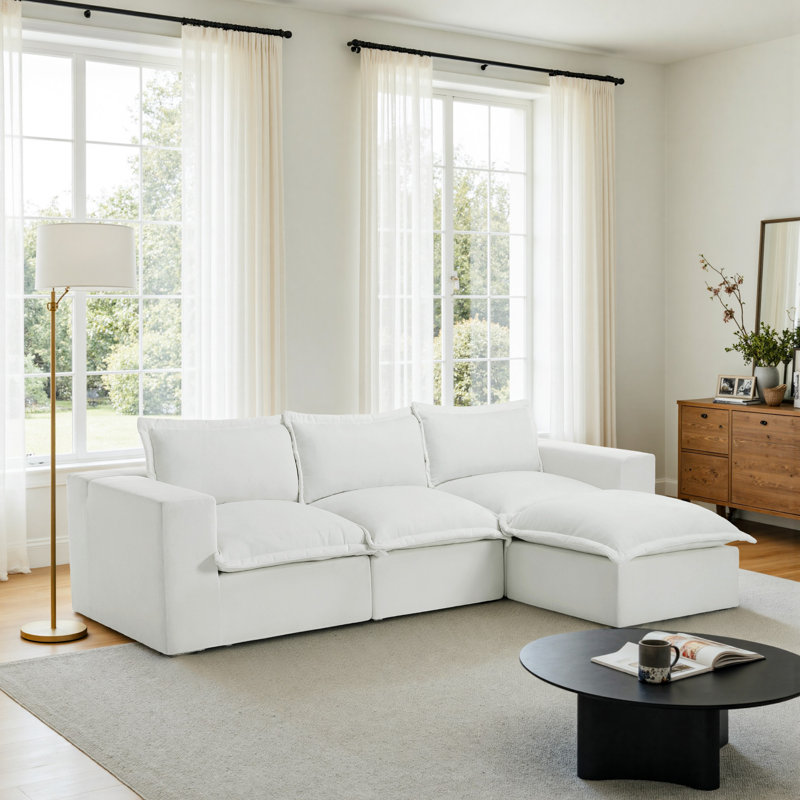 4 Seater Seating Component, Beige