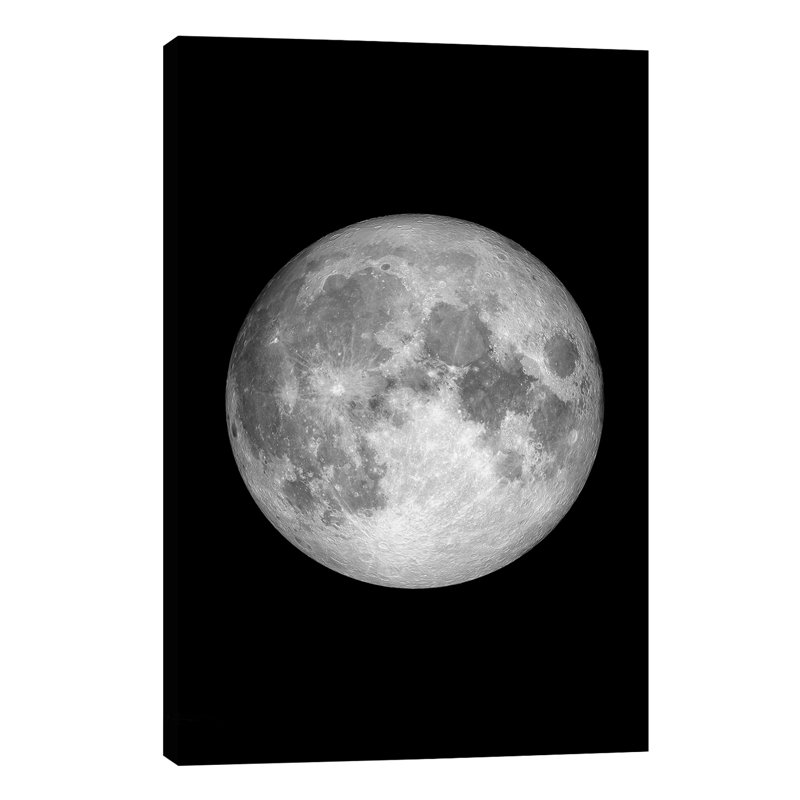Full Moon - Wrapped Canvas Print, 66.04 cm H x 45.72 cm W x 3.175 cm D